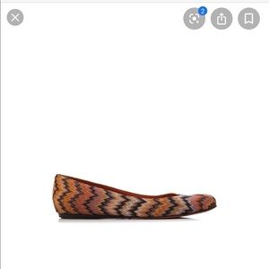 Missoni woven flats